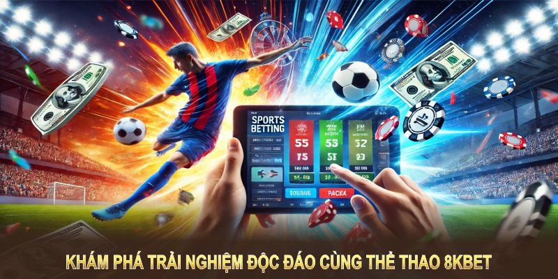 Khám phá nhiều trải nghiệm độc đáo cùng Thể thao 8KBET dành cho mọi người